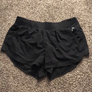 Black sport shorts